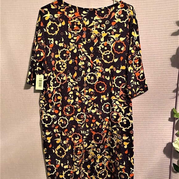 NWT LULAROE SIZE LARGE LONG TEE TUNIC FANTASTIC TO WEAR W LEGGINGS - Picture 7 of 8